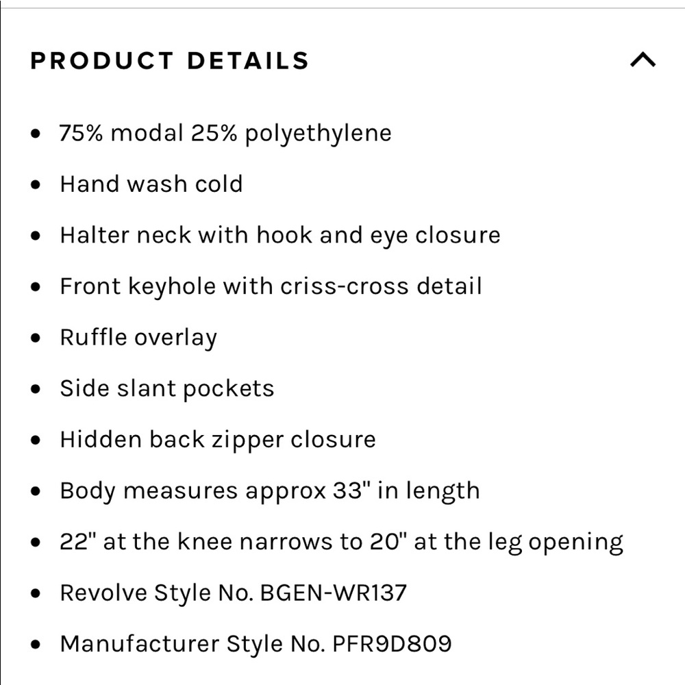 BCBG Generation Halter Ruffle Jumpsuit - Picture 4 of 5